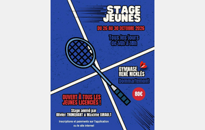 Stage Jeunes de la Toussaint